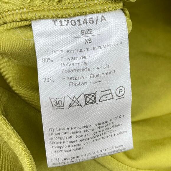 The Andamane | NWT Kendall Off Shoulder Capri Jumpsuit in Kiwi Lycra Catsuit XS - Picture 13 of 14